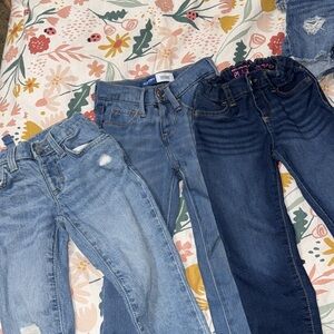 Old Navy Kids Jeans - Light Blue and Dark Blue
